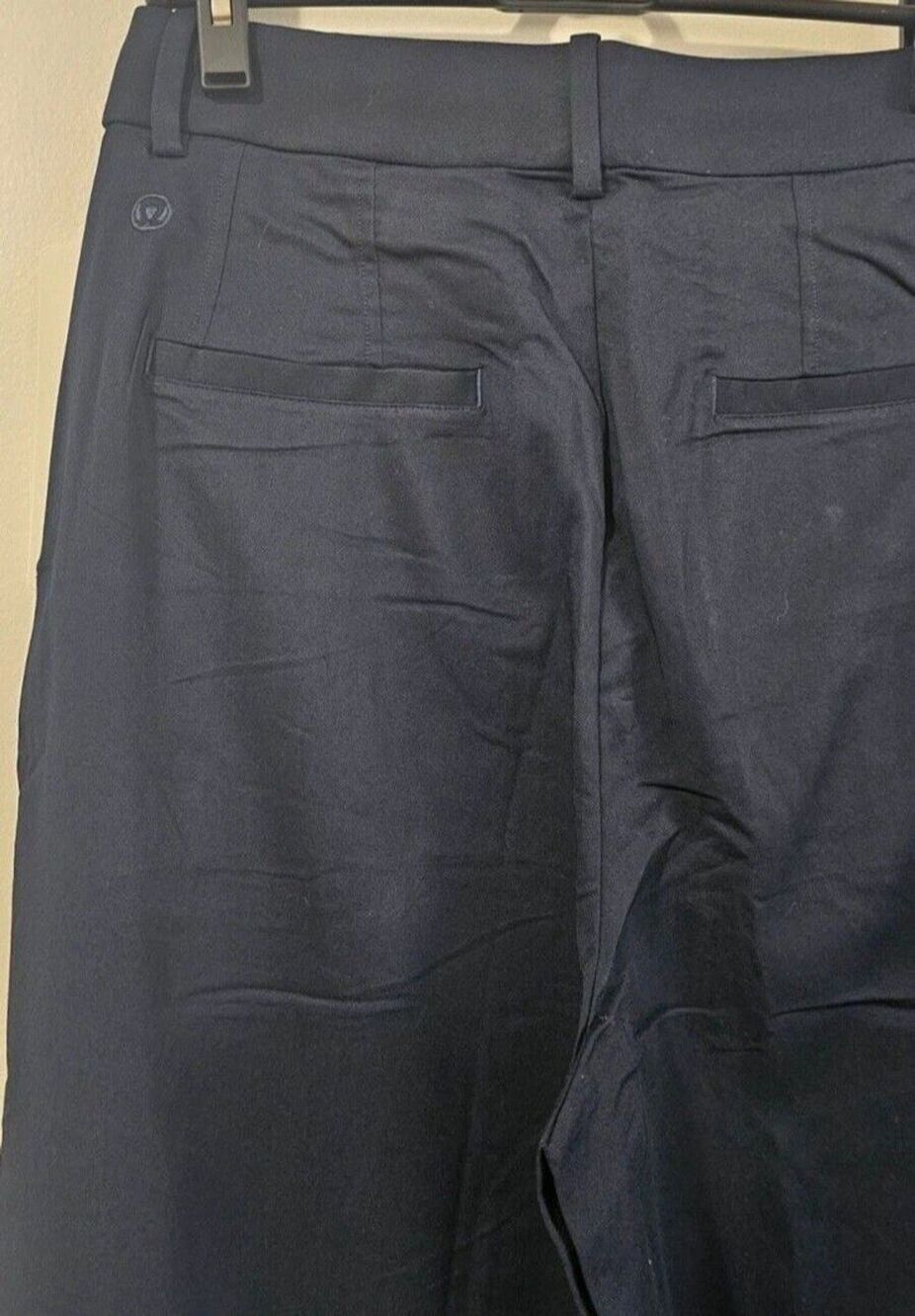 Lululemon Pleat Front High Rise Trouser Pants TRUE NAVY Regular 30" SZ L NWOT - Picture 11 of 15